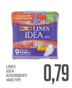 Supermercati Piccolo Lines idea assorbenti vari tipi offerta