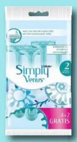 Supermercati Piccolo Gilette simply venus 2 lame offerta