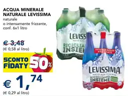 Esselunga Acqua minerale naturale LEVISSIMA offerta