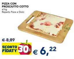 Esselunga Pizza con prosciutto cotto offerta