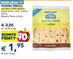Esselunga Piadina fresca offerta