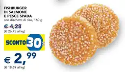 Esselunga Fishburger di salmone e pesce spada offerta