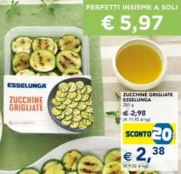 Esselunga Zu zucchine grigliate esselunga offerta
