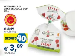 Esselunga Mozzarella di GIOIA DEL COLLE DOP offerta