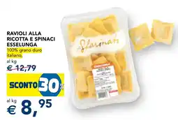 Esselunga Ravioli alla ricotta e spinaci ESSELUNGA offerta