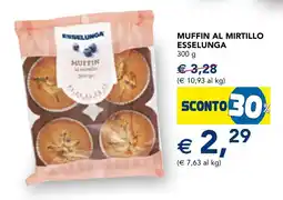Esselunga Muffin al mirtillo ESSELUNGA offerta