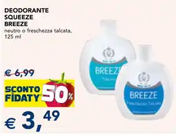 Esselunga Deodorante squeeze BREEZE offerta