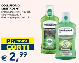 Esselunga Collutorio MENTADENT offerta