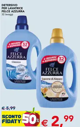 Esselunga Detersivo per lavatrice FELCE AZZURRA offerta