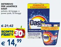 Esselunga Detersivo per lavatrice DASH offerta