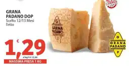 Sidis Grana padano dop offerta