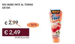 Prezzemolo e Vitale Rio mare pate al tonno offerta