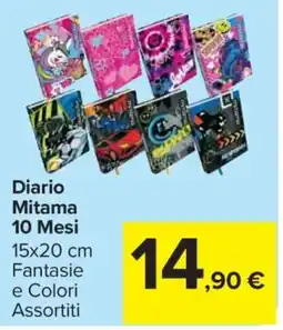 Carrefour Diario Mitama 10 Mesi offerta