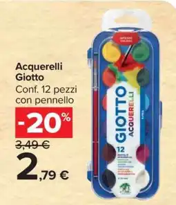 Carrefour ACQUERELLI GIOTTO offerta