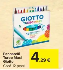 Carrefour Pennarelli Turbo Maxi Giotto offerta