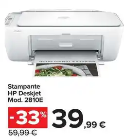 Carrefour Stampante HP Deskjet Mod. 2810E offerta