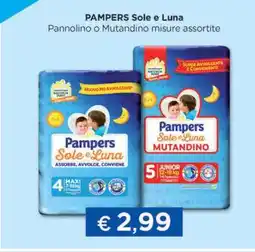 Acqua & Sapone Pampers Sole e Luna offerta