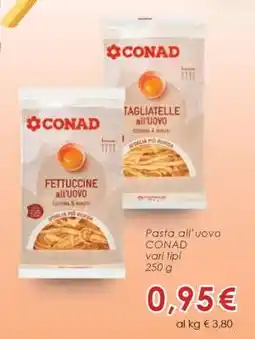 Conad PASTA ALL’UOVO CONAD offerta