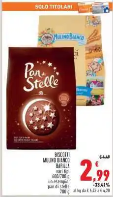 Conad Biscotti Mulino Bianco Barilla offerta