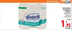 Conad Carta Igienica Kilometrica Tenderly offerta