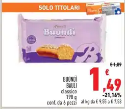 Conad BUONDÌ BAULI CLASSICO offerta