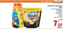 Conad Detersivo per Lavastoviglie Finish offerta