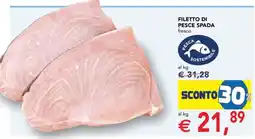 Esselunga Filetto di Pesce Spada offerta