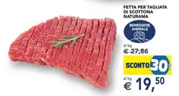 Esselunga Fetta per Tagliata di Scottona Naturama offerta