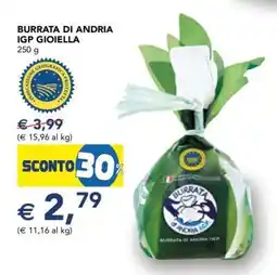 Esselunga BURRATA DI ANDRIA IGP GIOIELLA offerta