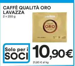 Coop Caffè Qualità Oro Lavazza offerta