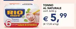 Esselunga TONNO AL NATURALE offerta