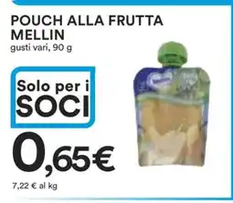Coop POUCH ALLA FRUTTA MELLIN offerta