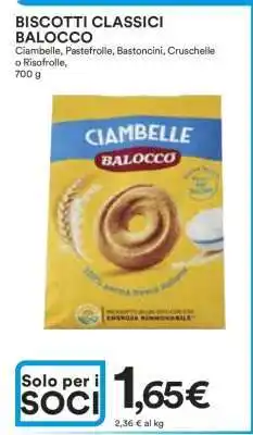 Coop Biscotti Classici Balocco offerta