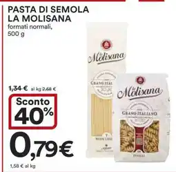Coop PASTA DI SEMOLA LA MOLISANA offerta