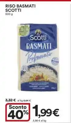 Coop Riso basmati SCOTTI offerta