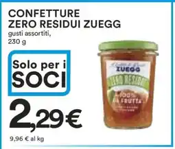 Coop CONFETTURE ZERO RESIDUI ZUEGG offerta