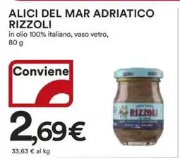 Coop ALICI DEL MAR ADRIATICO RIZZOLI offerta