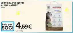 Coop LETTIERA PER GATTI ALMO NATURE offerta