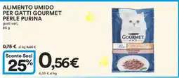 Coop ALIMENTO UMIDO PER GATTI GOURMET PERLE PURINA offerta
