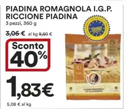 Coop PIADINA ROMAGNOLA I.G.P. RICCIONE PIADINA offerta