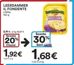 Coop LEERDAMMER IL FONDENTE offerta