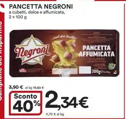 Coop Pancetta Negroni offerta