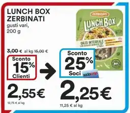 Coop LUNCH BOX ZERBINATI offerta