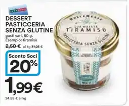 Coop DESSERT PASTICCERIA SENZA GLUTINE offerta