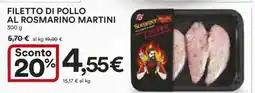 Coop FILETTO DI POLLO AL ROSMARINO MARTINI offerta