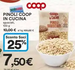 Coop PINOLI COOP IN CUCINA offerta