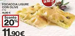 Coop FOCACCIA LIGURE CON OLIVE offerta