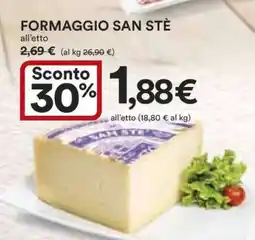 Coop FORMAGGIO SAN STE’ offerta
