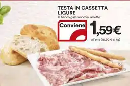 Coop TESTA IN CASSETTA LIGURE offerta
