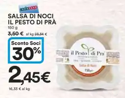 Coop SALSA DI NOCI IL PESTO DI PRA’ offerta